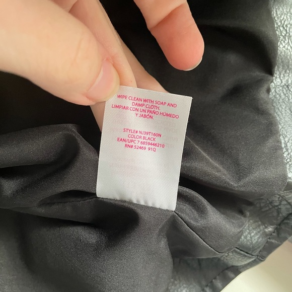 No Boundaries Faux Leather Motorcycle Jacket - Picture 11 of 12